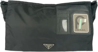 Prada Pre-owned Cross Body Bags, female, Black, Size: ONE SIZE Pre-owned Leather prada-bags
