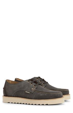 Barbour Aydon Derby in Slate Grey Suede at Nordstrom, Size 12