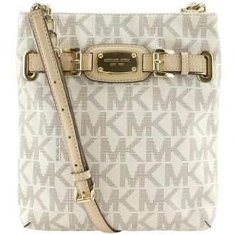 Michael Kors Pre-owned PVC Schoudertas - Dames - Pre-owned - Wit - Maat: ONE Size