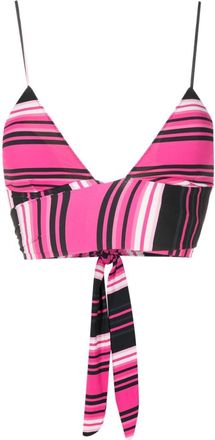 Clube Bossa Havel stripe-print bikini top - women - Polyamide/Elastane - GG - Multicolour