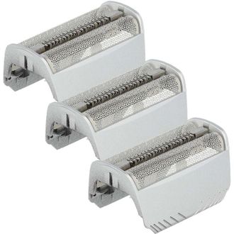 OEM Funda Doble Compatible Con Afeitadora El&eacute;ctrica Braun 5714/5742/5743 + Marco, Plata-producto Compatible