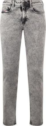 Diesel Slim fit jeans in vervaagd grijs - Heren - Slim Fit Jeans - Grijs - W27 - Katoen - Jeans