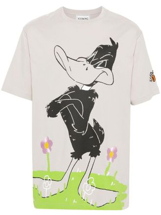 Iceberg cartoon-print cotton T-shirt - Grey