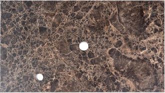 Saniclass Noche Topblad - 60x46cm - 1 kraangat - 1 sifon-uitsparing - gemeleerd natuursteen - Dark Emperador