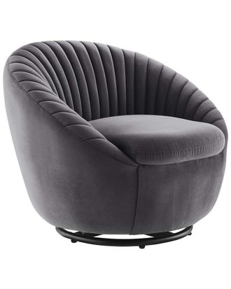ModWay Whirr Tufted Performance Velvet Swivel Chair