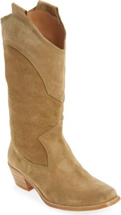 Pedro Garcia Britta Western Boot in Fango Velour at Nordstrom Rack, Size 6.5Us / 36.5Eu