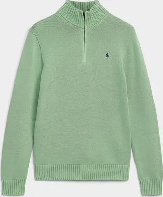 Polo Ralph Lauren Polo Shirt Ralph Lauren - Mens Embroidered rider zip-neck sweater