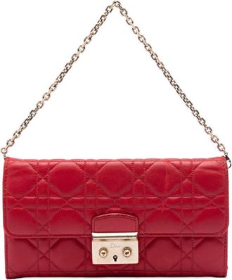 Dior Pre-owned Dior Lambskin Cannage Miss Dior Promenade Wallet on Chain Ladies LTXJSYG2B6NRUXJF