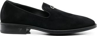 Giuseppe Zanotti Sorrento 15 Loafer - Heren - Loafers - Zwart - 41 EU - Leer - Schoenen