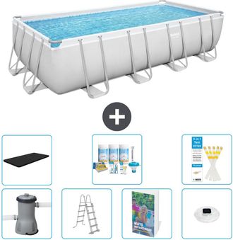 Bestway Piscina Bestway Power Steel Rectangular - 488x244x122 Cm - 8-piezas S576