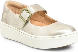 B&oslash;rn Mira Mary Jane Platform Sneaker in Light Gold Metallic at Nordstrom, Size 10