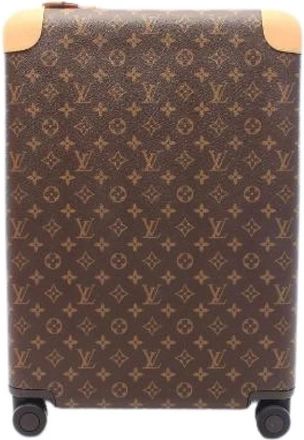 Louis Vuitton Pre-owned Horizon 55 Monogram Carry Bag - unisex - Vintage Weekendtas - Bruin - ONE Size - Leer - Vintage