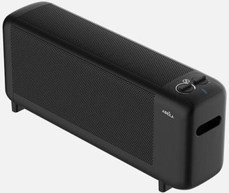 Fabrilamp Radiador De Mica Pinsapo Negro 1500w Termostato Regulable 29x65x16cm