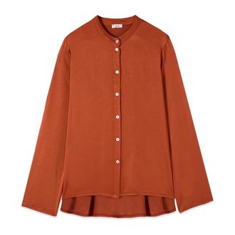 Oltre Mujer, Blusas y Camisas, Naranja, Talla: M