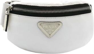 Prada Pre-owned Belt Bags, female, White, Size: ONE SIZE Pre-owned Vintage Pouch