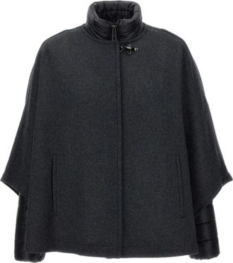 Fay Capa de doble faz - Jackets - Mujer - Gris - M