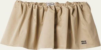 Miu Miu Chino Mini Skirt