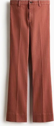 H&M Flared High Jeans in Dark Orange at Nordstrom, Size 16