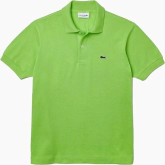 Lacoste Mens Lacoste L1212 Mens Polo Shirts Collared Classic Fit Top Summer Sports Golf Tee - Green - Size: Regular/36