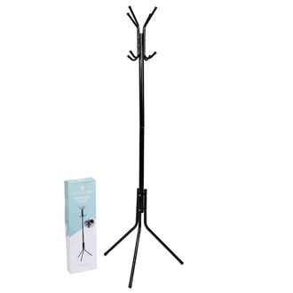 Trade Shop Trade Shop - Attaccapanni Appendiabiti Da Terra In Metallo Con 8 Ganci Con Base Treppiede