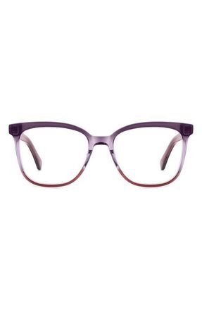 Kate Spade New York brieana 53mm square reading glasses in Shaded Violet at Nordstrom