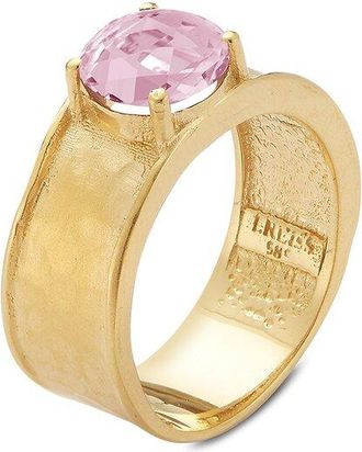 I.Reiss Company 14K 1.75 Ct. Tw. Rose Quartz Cocktail Ring