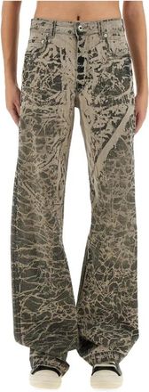 Rick Owens Concordians Wijde Jeans - Dames - Loose Fit Jeans - Zwart - W28 - Katoen - Jeans