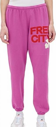 Freecity Low-Rise Fit Sweatpants In Pinkbird