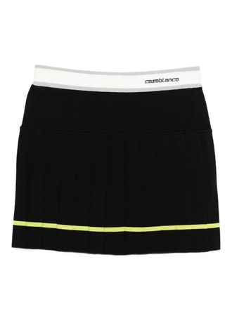Casablanca pleated short skirt - Black