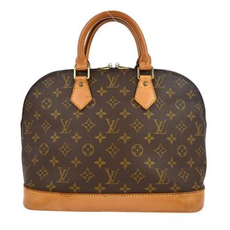 Louis Vuitton Alma Monogram Canvas Brown Canvas Handbag (Pre-Owned)