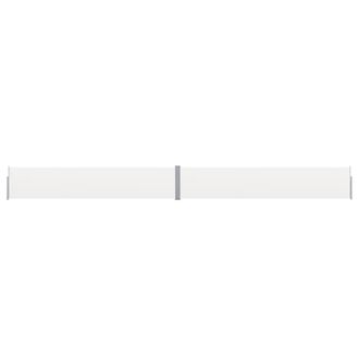 Berkfield Home Patio Retractable Side Awning 140x1200 cm Cream in Beige