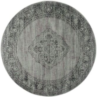 Safavieh Alfombra viscosa blu 183 x 183 cm