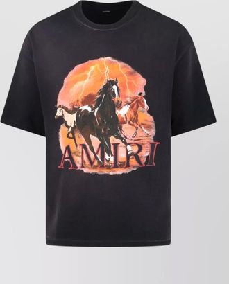 Amiri cotton oversized short-sleeve t-shirt