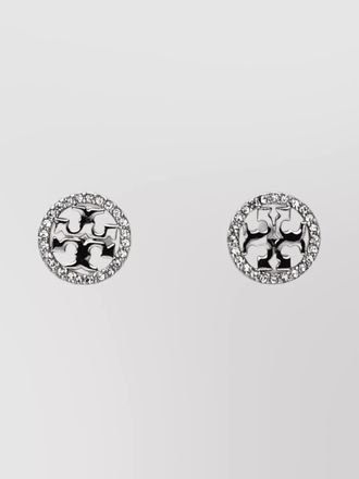 Tory Burch crystal-embellished stud earrings