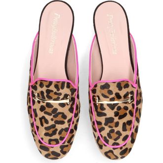 Pretty Ballerinas Round Toe Poni Loafer Slide in Beige at Nordstrom, Size 38