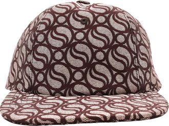 Stella McCartney S-Wave Monogram Jacquard Baseball Cap, Size 59