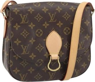 Louis Vuitton Pre-owned Cross Body Bags, female, Brown, Size: ONE SIZE Pre-owned Saint Cloud Shoulder Bag