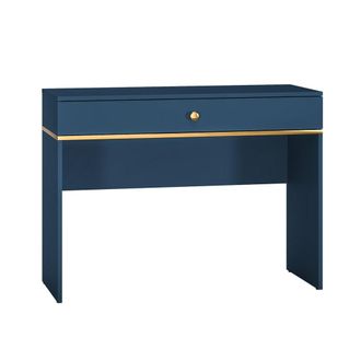 Petits Meubles Consola tocador 1 caj&oacute;n melamina azul