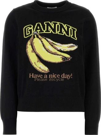 Ganni Donna, Maglie, Nero, M, new