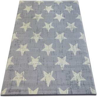 RugsX Rugsx - Alfombra scandi 18209/052 - Estrellas grey 120x170 cm