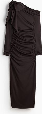 H&M Bodycon-Kleid mit Zierschleife - Brown