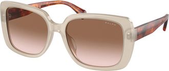Ralph Lauren RA5298U 606113 Womens Sunglasses White Size 55