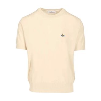 Vivienne Westwood Alex Cotton Shirt - male - Vivienne Westwood - Round-neck Knitwear - Beige - XL - Knitwear
