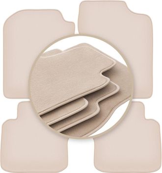 OEM Alfombrillas Premium Beige Para: Daihatsu Cuore Vii L276 Hatchback 2007