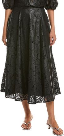 Milly Otha Textured Lace Skirt