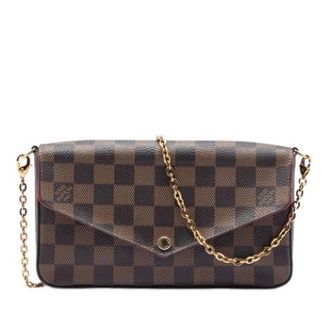 Louis Vuitton Pre-owned Shoulder Bags, female, Brown, Size: ONE SIZE Pre-owned Pochette Felicie