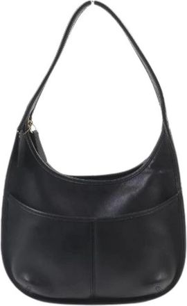 Coach Pre-owned Shoulder Bags, female, Black, Size: ONE SIZE Pre-owned Leather shoulder-bags