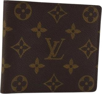 Louis Vuitton Pre-owned Vintage Monogram Canvas Portemonnee - Dames - Vintage Accessoires - Bruin - ONE Size - Vintage