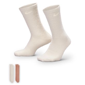 Nike Unisex Everyday Cushioned Cozy Crew Socks (2 Pairs) in Multicolor | HV6940-902