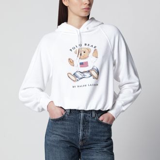 Polo Ralph Lauren White Polo Bear chenille sweatshirt